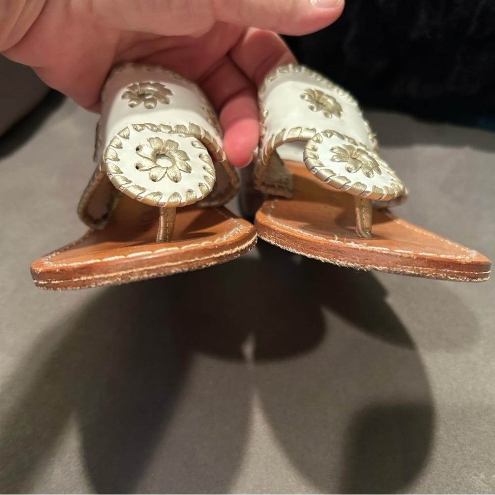 Jack Rogers Hamptons Palm Beach Navajo Thong Sandals US - Picture 6 of 10